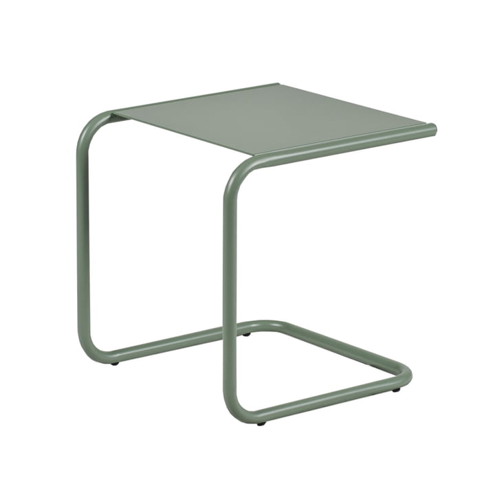 The Club Side table from Fiam , aluminium / sage