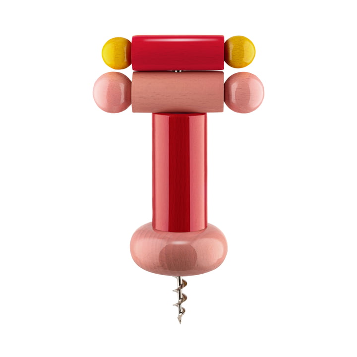 Twergi Corkscrew from Alessi in red / pink / yellow