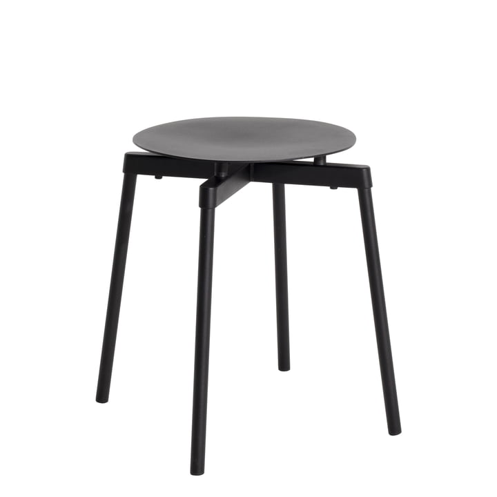 Fromme Stool Outdoor from Petite Friture in black