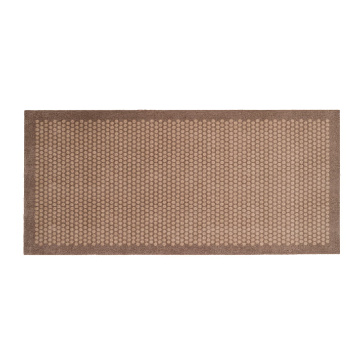 Dot Doormat 90 x 200 cm from tica copenhagen in sand / beige