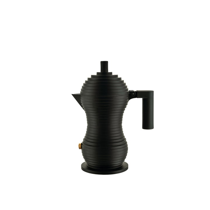 Pulcina Espresso maker 7 cl from Alessi in black