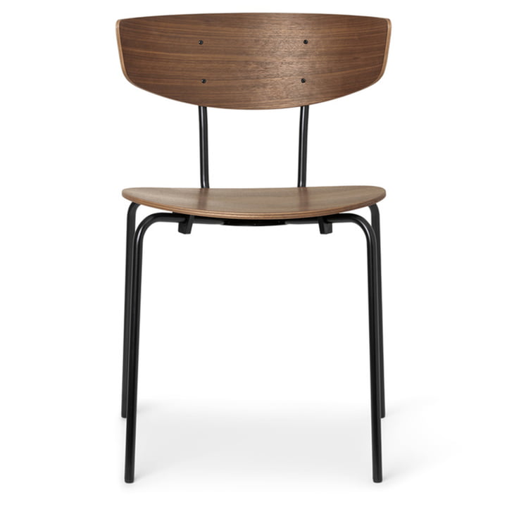 Herman Chair by ferm Living in walnut / black