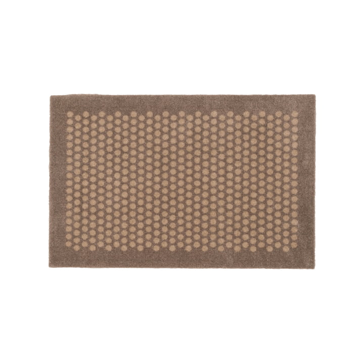 Dot Doormat 45 x 75 cm from tica copenhagen in sand / beige