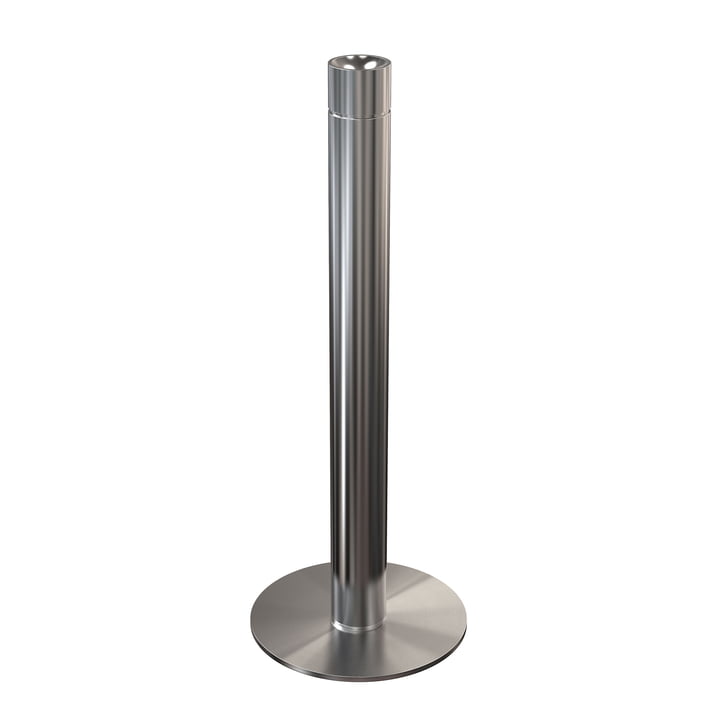 The kitchen roll holder from Frost , H 32,5 cm, brushed stainless steel