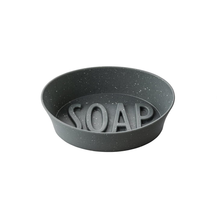 Soap Soap dish (Recycled) from Koziol in nature grey