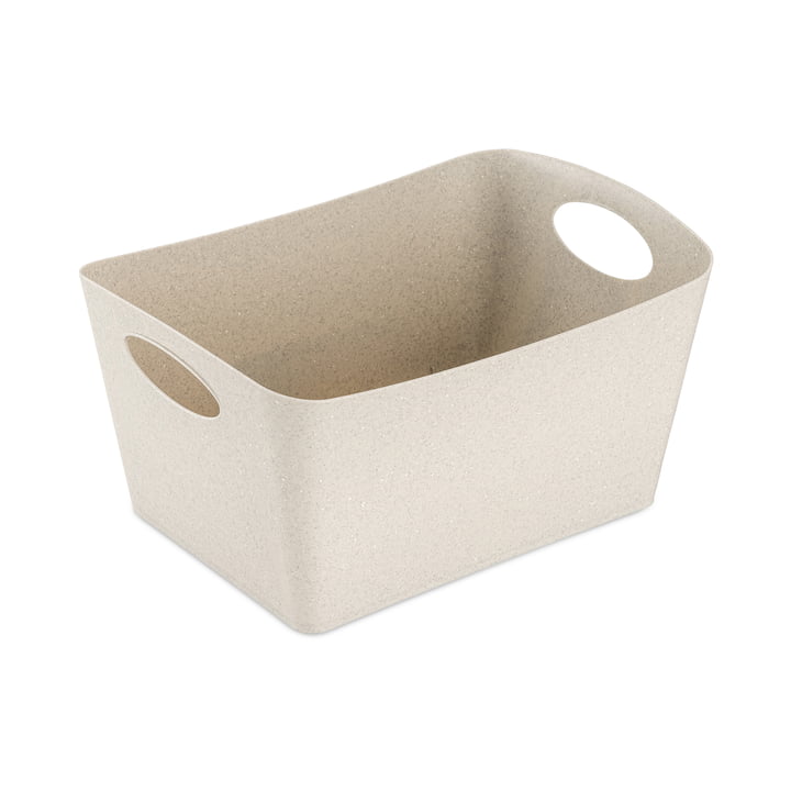 Boxxx M storage box from Koziol in the color recycled desert sand