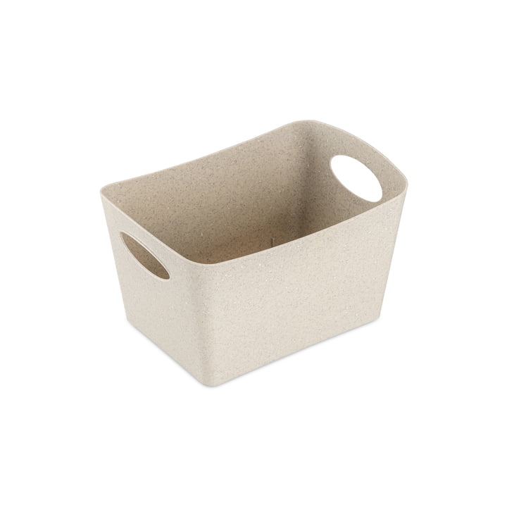 Boxxx S Storage box (Recycled) from Koziol in the colour desert sand