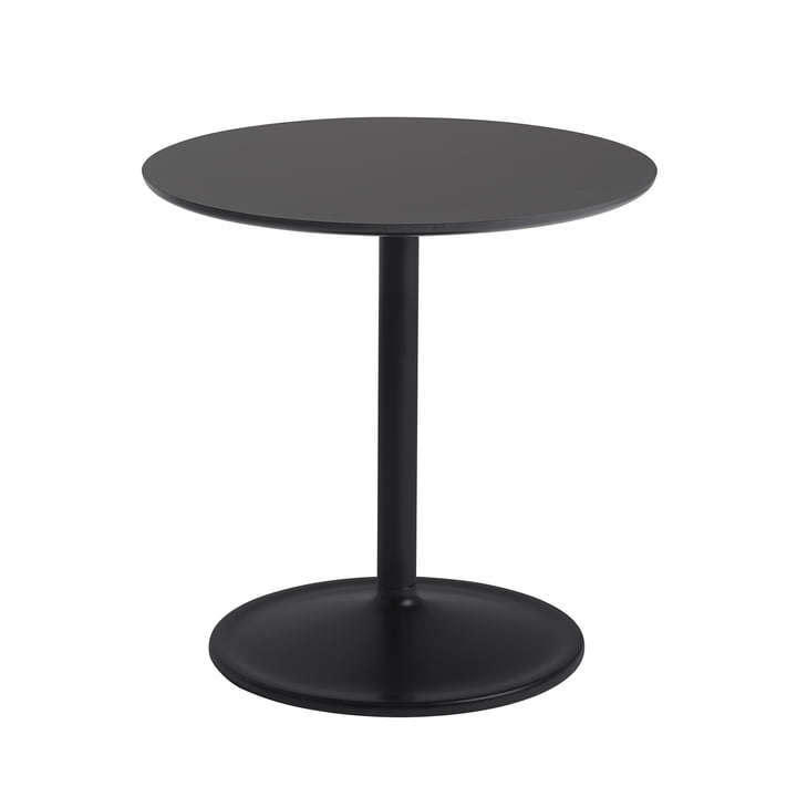Soft Side table Ø 48 cm, H 48 cm from Muuto in black