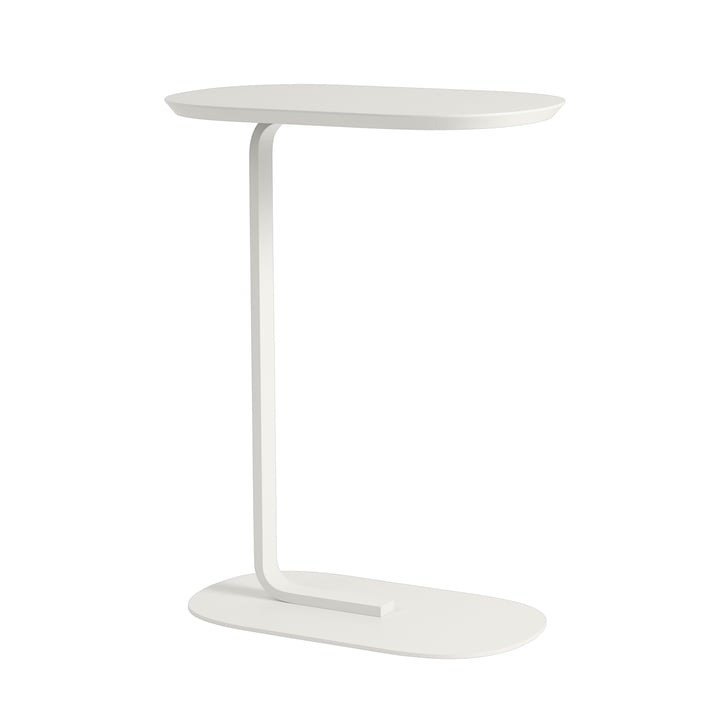 Relate Side Table H 73,5 cm from Muuto in off-white