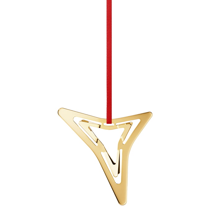 The Holiday Ornament 2021 three star from Georg Jensen , gold