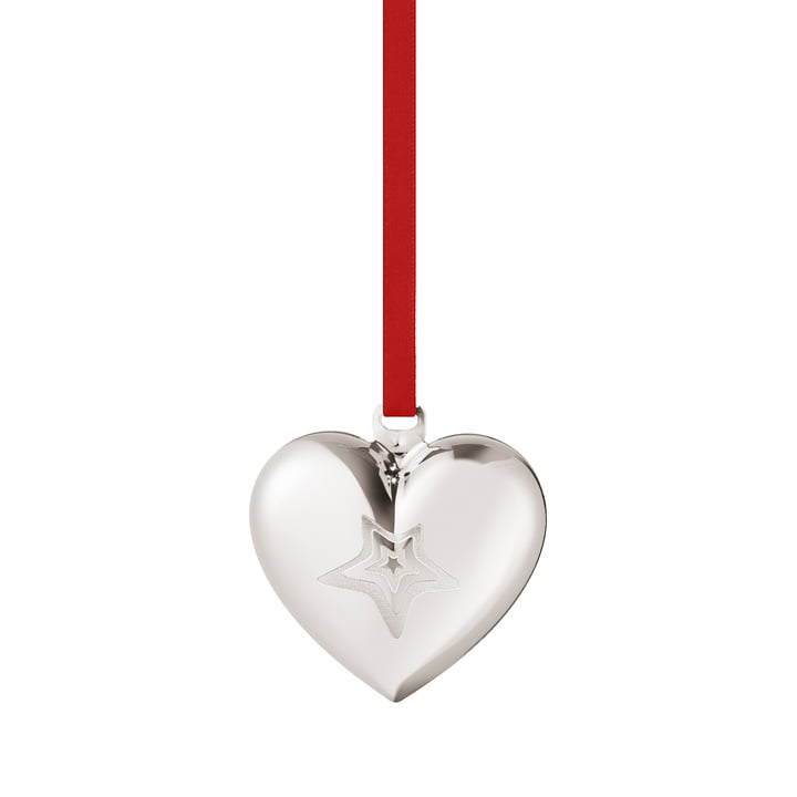 The 2021 Christmas Heart from Georg Jensen , palladium