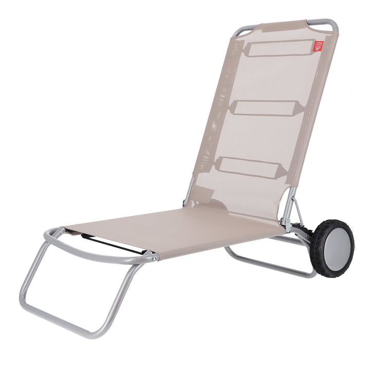 Fiam - Wheely Beach chair, taupe