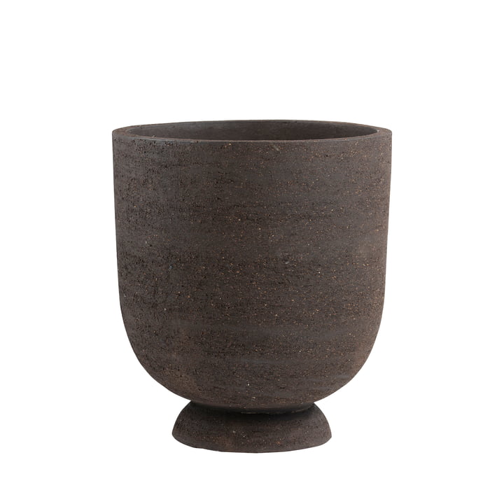 The Terra plant pot and vase from AYTM , Ø 40 x H 45 cm, brown