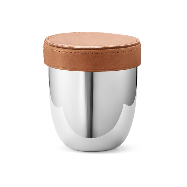 Sky Stainless steel cube travel set with mug from Georg Jensen
