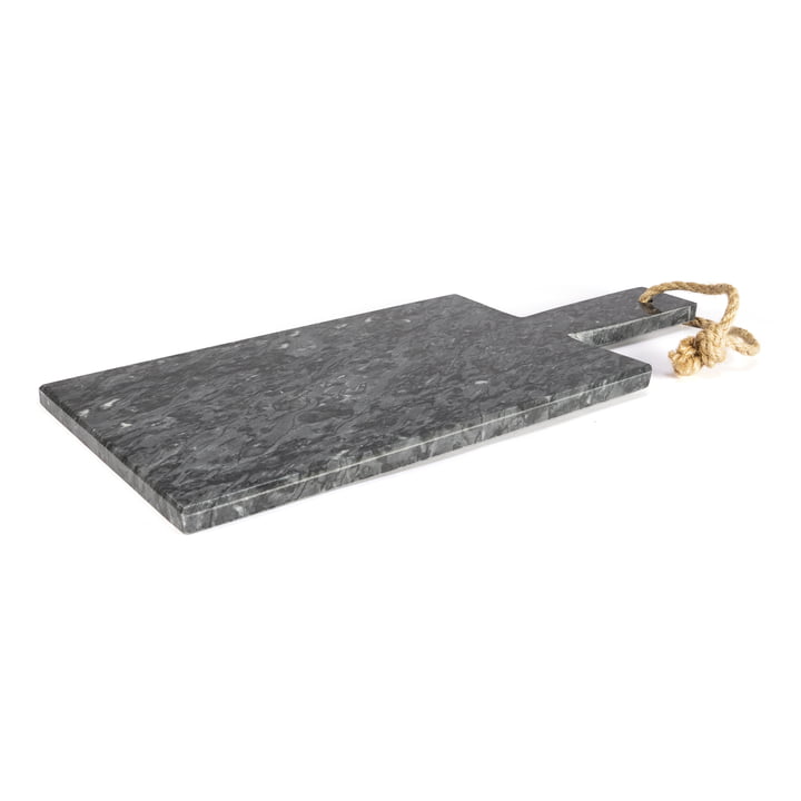 Marble cutting board, dark grey / 35 x 15 cm from yunic