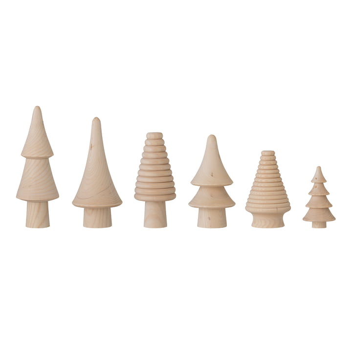 Rias Decorative Christmas tree (set of 6) from Bloomingville in nature