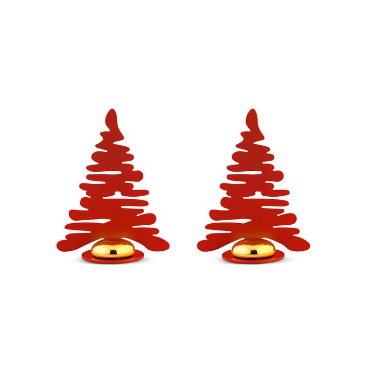 Bark for Christmas Place card holder (set of 2) from Alessi in red