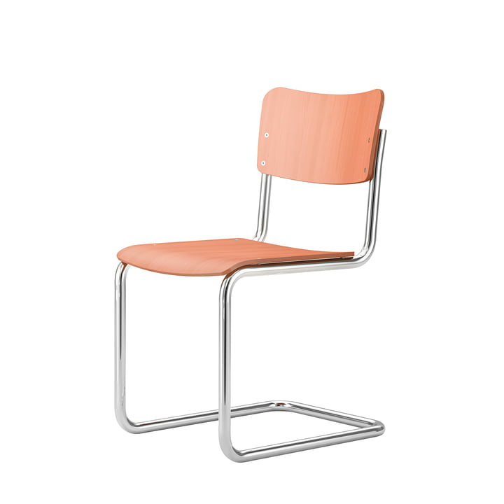 Kids chair S 43 K from Thonet in coral agate