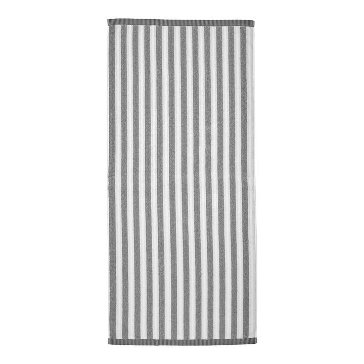 Marimekko - Kaksi Raitaa Bath towel 70 x 150 cm, white / grey