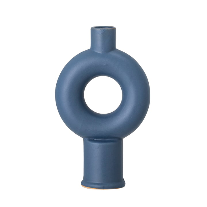 Dardo Vase, H 20 cm from Bloomingville in blue