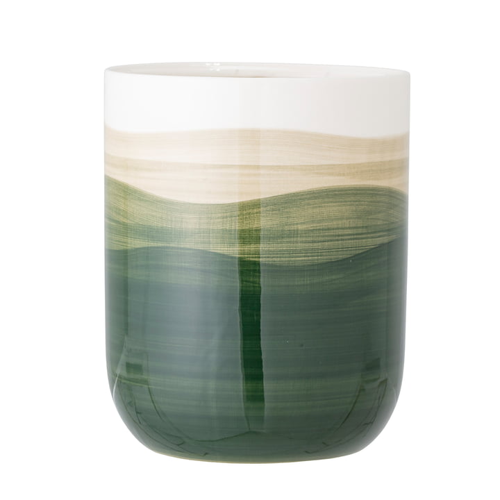 Darell Flowerpot from Bloomingville in green / white
