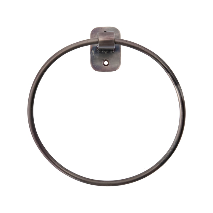 Pati Towel holder ring from House Doctor in black antique