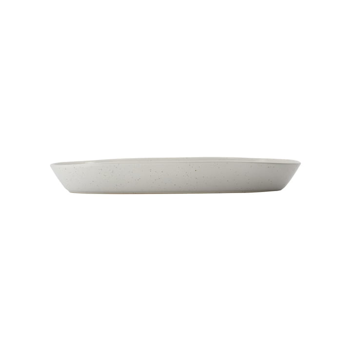 Pion Serving bowl 38 x 19 x 4. 5 cm from House Doctor in gray / white