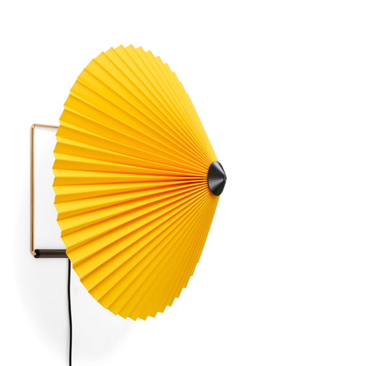 Matin Wall lamp LED from Hay Ø 38 cm in the colour yellow
