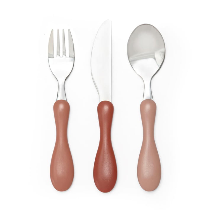 Children's cutlery from Sebra in the color blossom pink