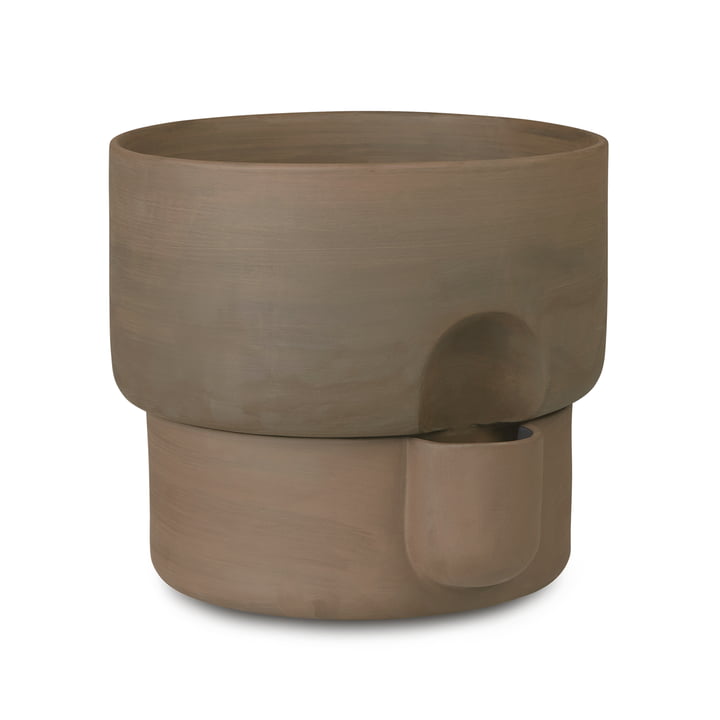 Oasis Plant pot Ø 27,5 x H 24,5 cm from Northern in color brown