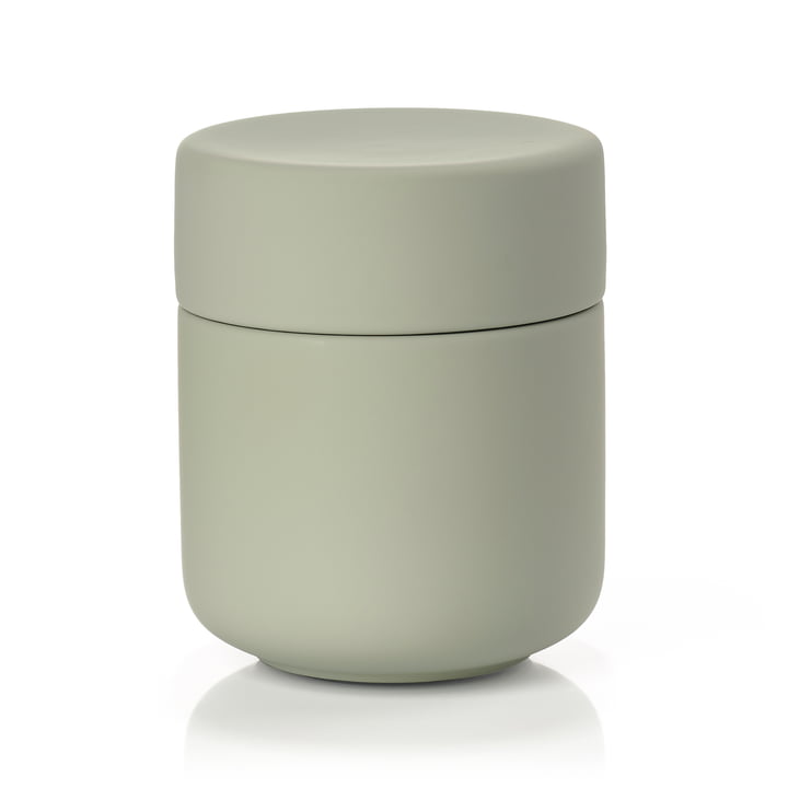 Ume Jar with lid from Zone Denmark in eucalyptus green