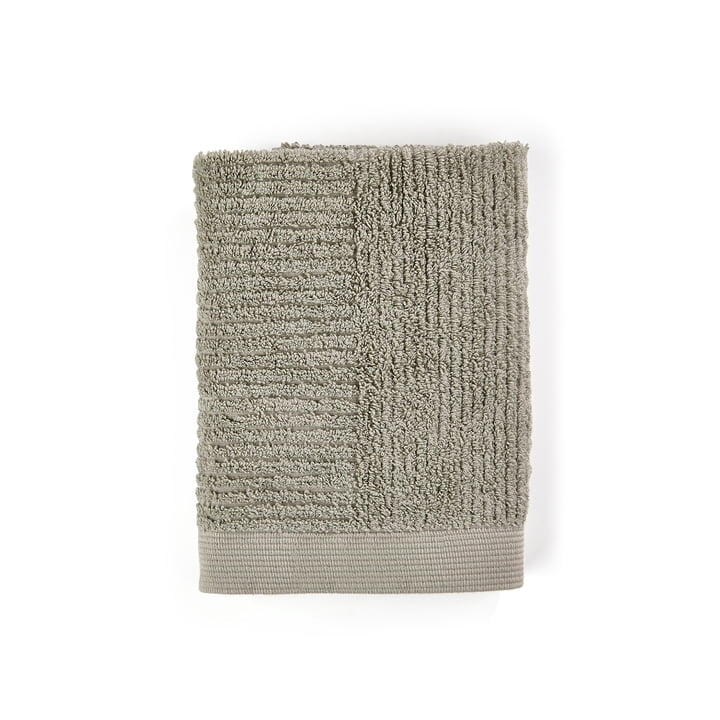 The Classic Guest towel from Zone Denmark , 50 x 70 cm, eucalyptus green