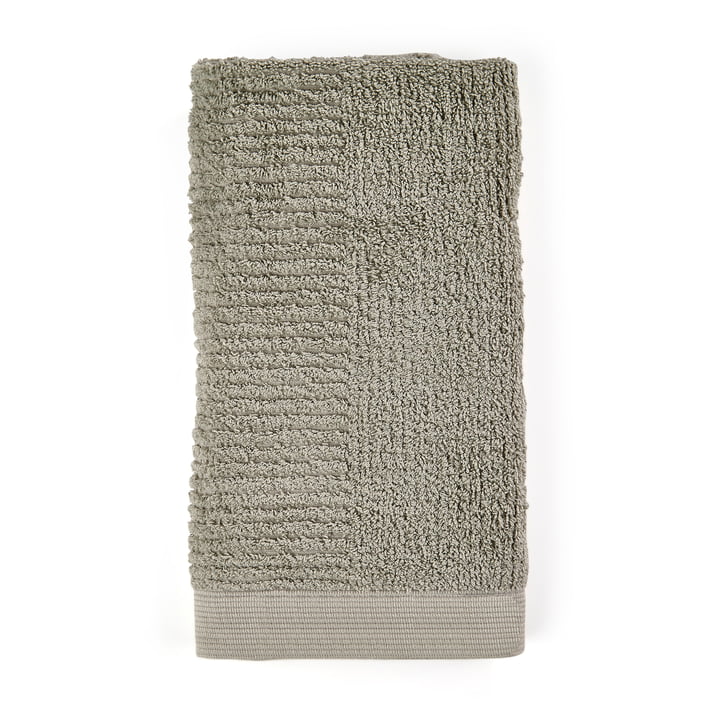 The Classic Towel from Zone Denmark , 50 x 100 cm, eucalyptus green