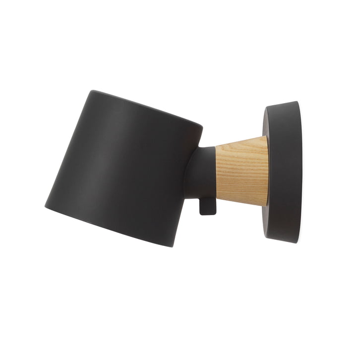 Rise Wall lamp with wall mount from Normann Copenhagen in black