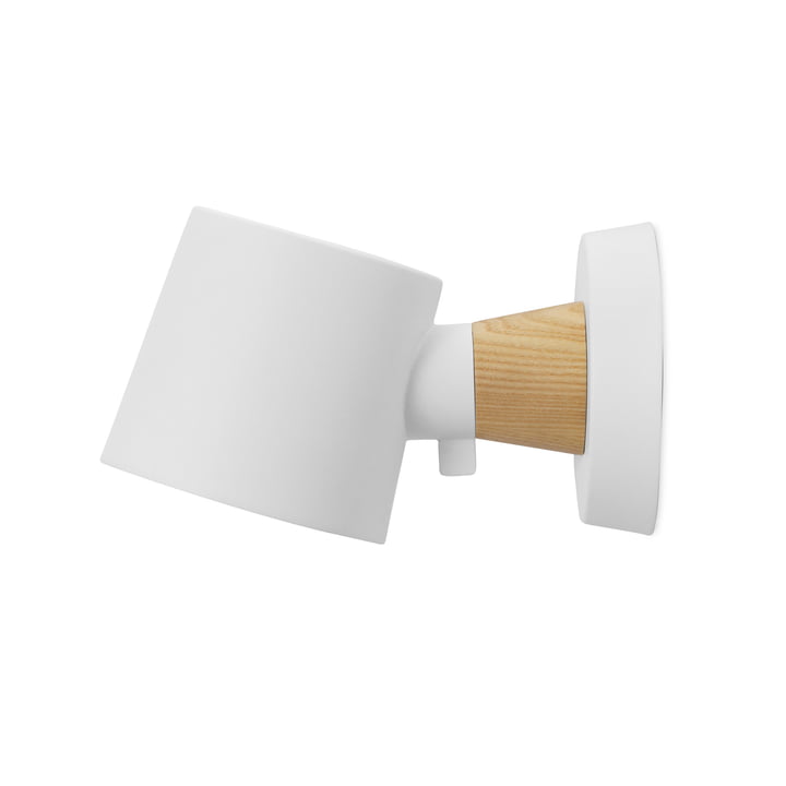 Rise Wall lamp with wall mount from Normann Copenhagen in white