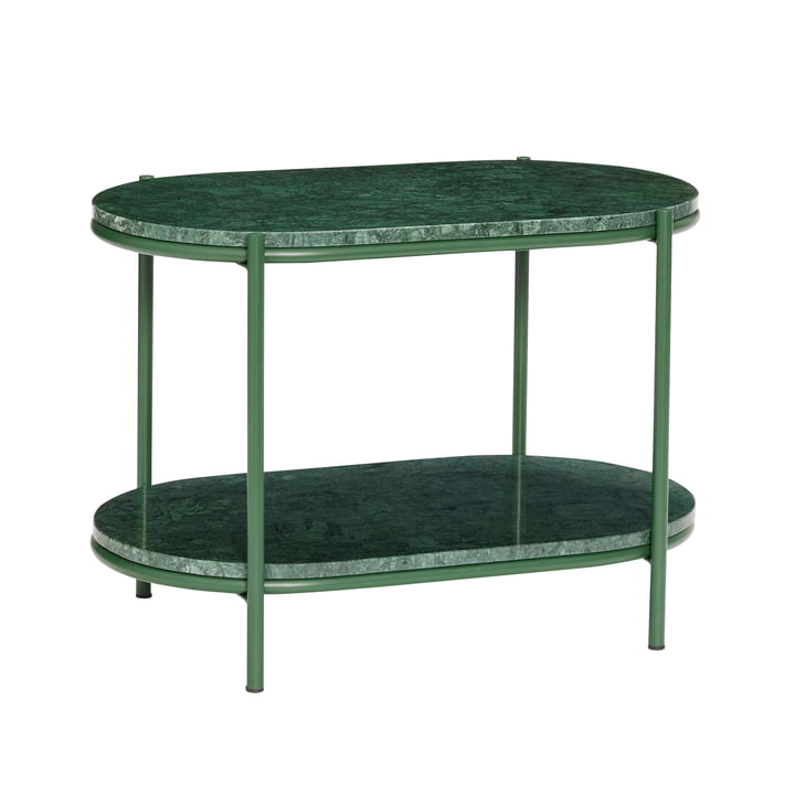 Marble side table, green from Hübsch Interior