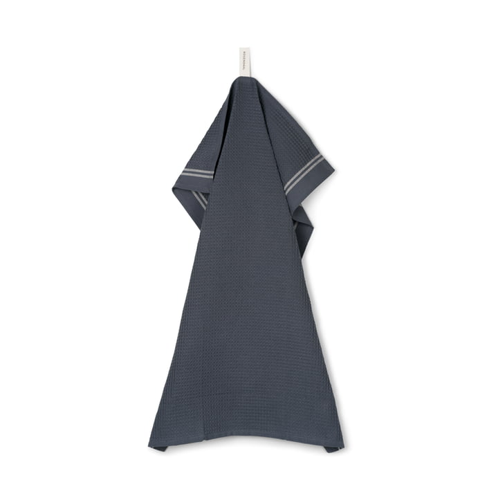 Tea towel Alpha from Rosendahl in the color dark grey