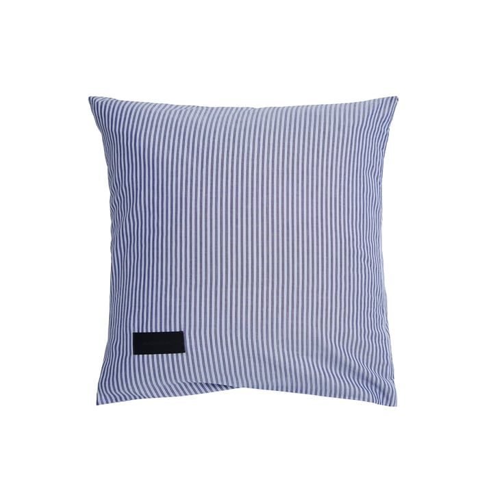 Wall Street Pillowcase, Oxford 80 x 80 cm, stripe dark blue by Magniberg