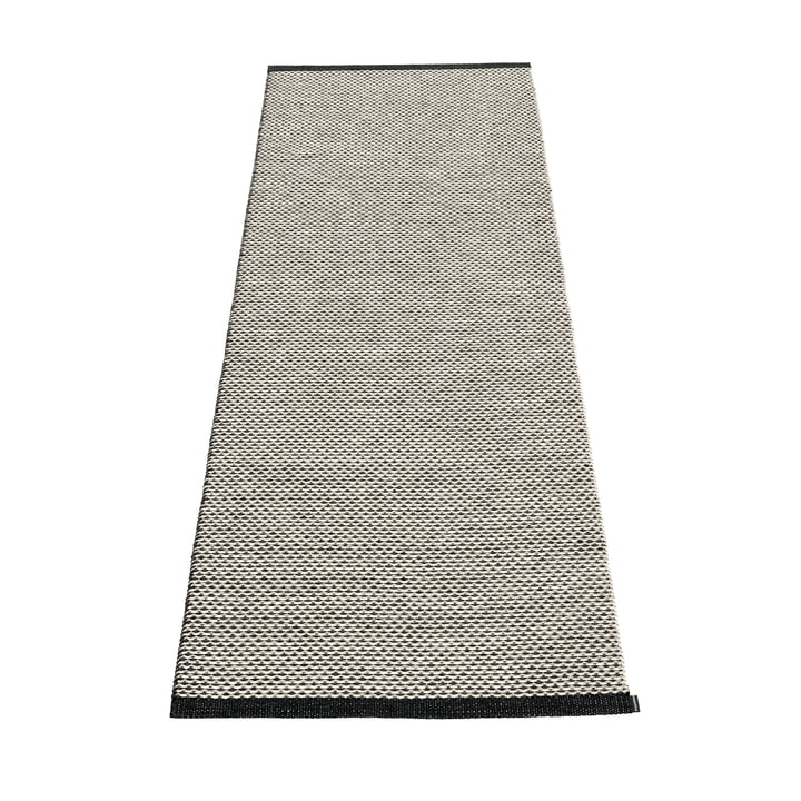 Effi carpet, 70 x 200 cm by Pappelina in black