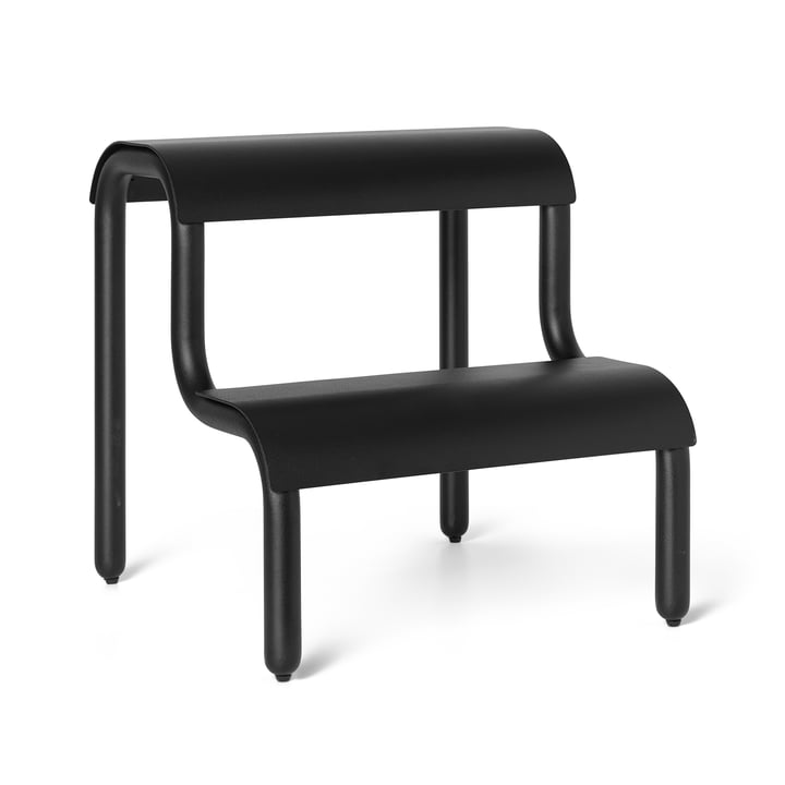 Up Step Multifunctional stool from ferm Living in the color black