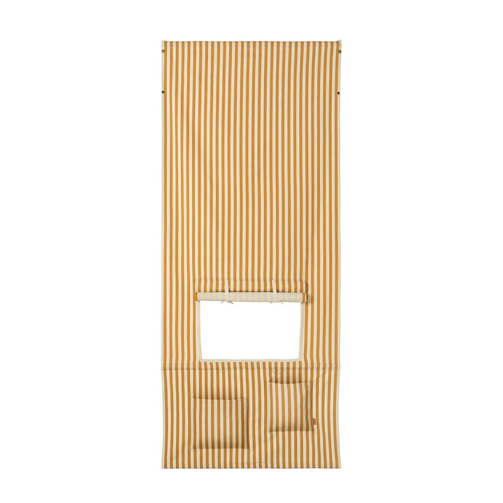 Kids Kiosk and puppet theatre by ferm Living in the design mustard / off-white