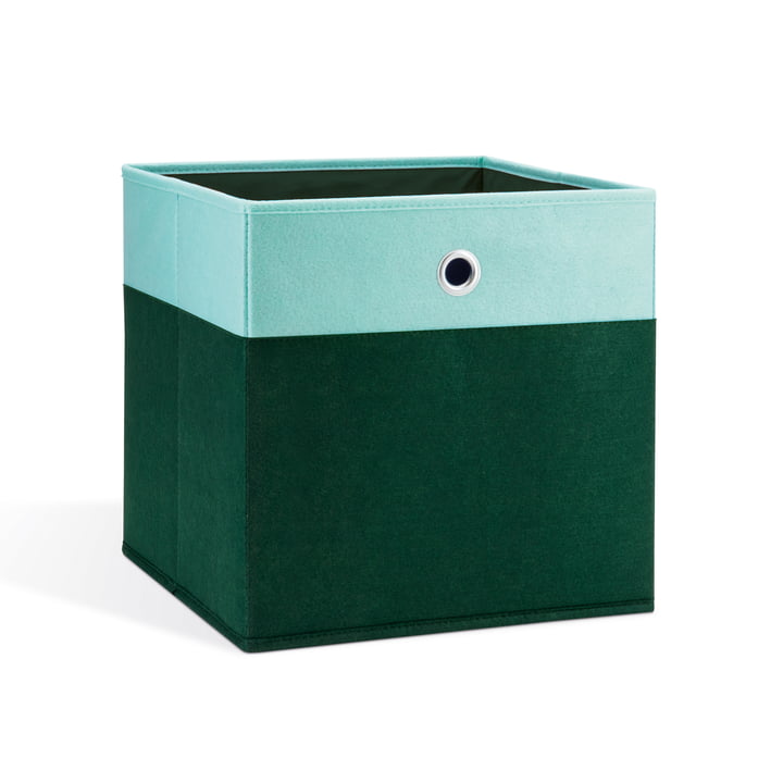 Folding box Fridolin from Remember in blue / green