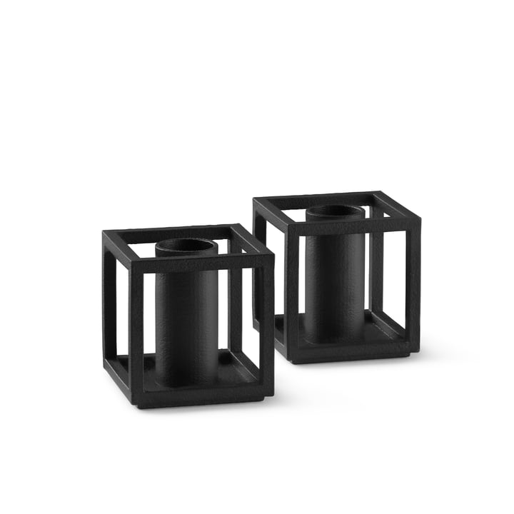 Cube Micro candle holder from Audo in color black