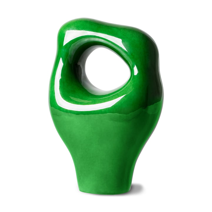 Objects Ceramic deco object from HKliving in the color glossy green