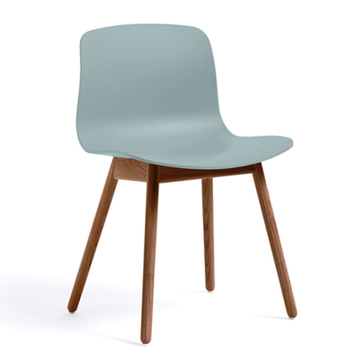 About A Chair AAC 12 from Hay in walnut lacquered / dusty blue