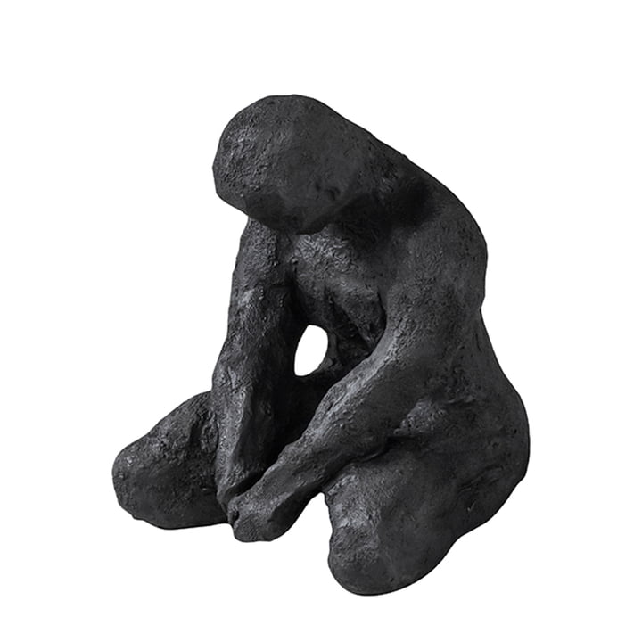 Art Piece Deco-figure Meditation from Mette Ditmer in black