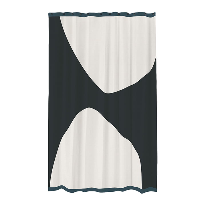Rock Shower curtain from Mette Ditmer in black