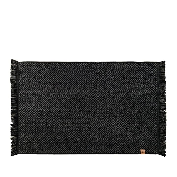 Morocco Bath mat 50 x 80 cm from Mette Ditmer in black / grey
