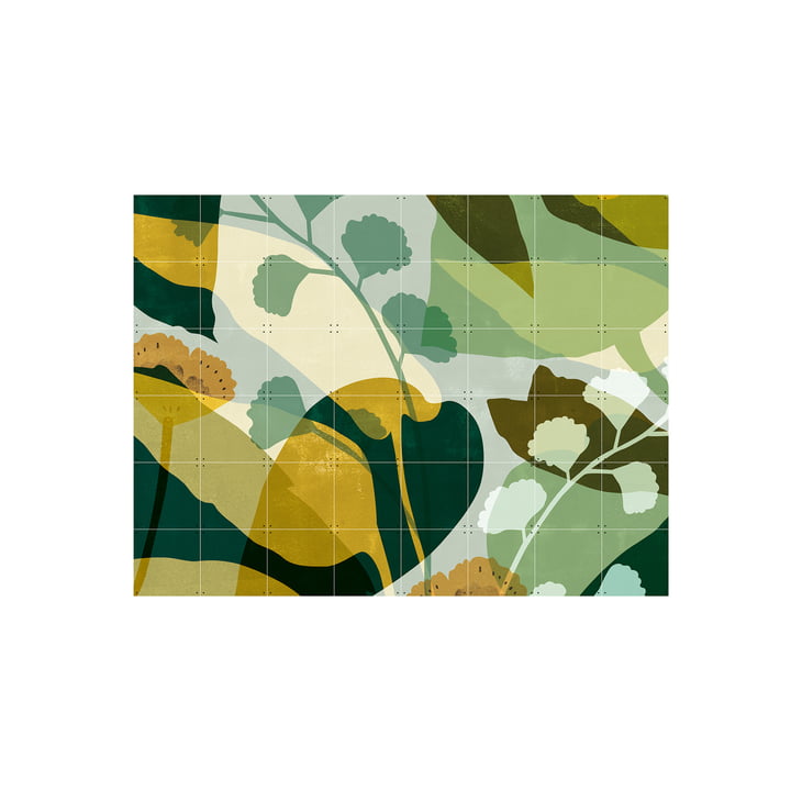 IXXI - Leaves Green, 120 x 160 cm