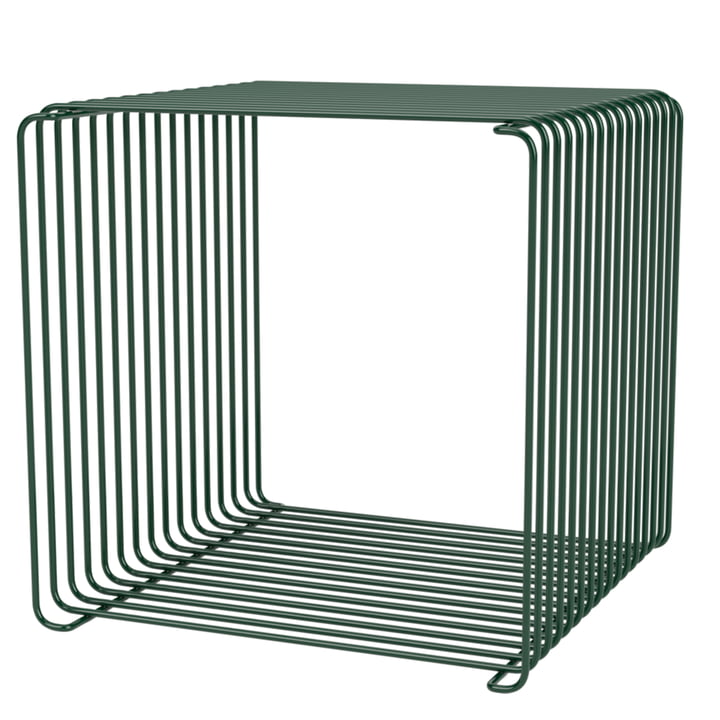 Panton Wire Shelf / side table 34.8 cm from Montana in pine green